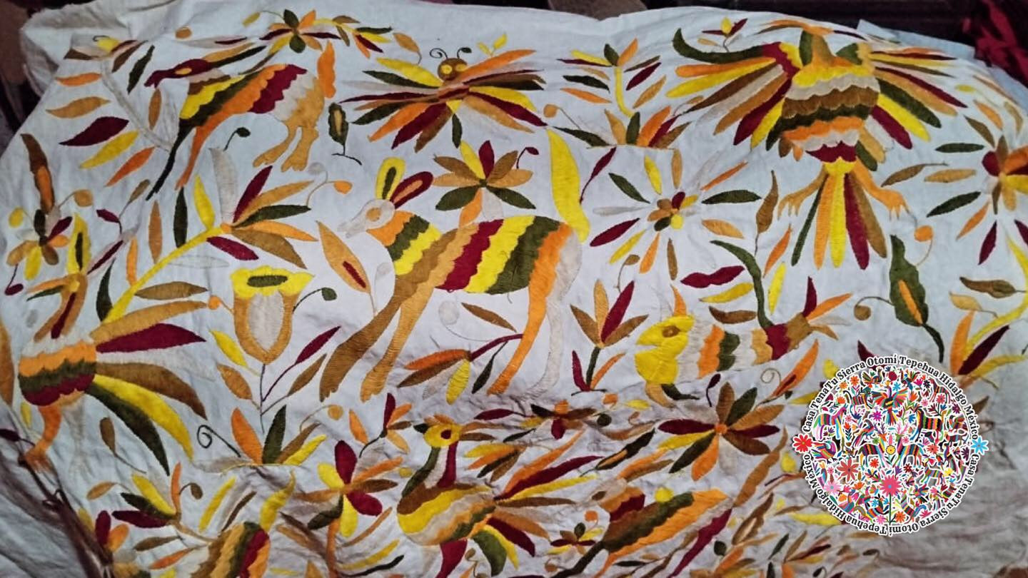 Bordado Otomí otoñal