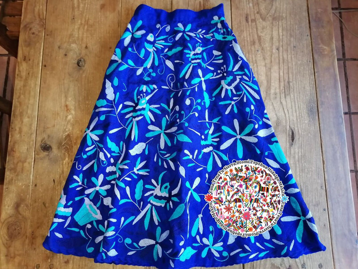 Hermosa falda Azul para Dama (sobre pedido)