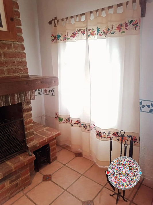 Hermosas Cortinas DOBLE CENEFA OTOMI "entrega 20 días hábiles"