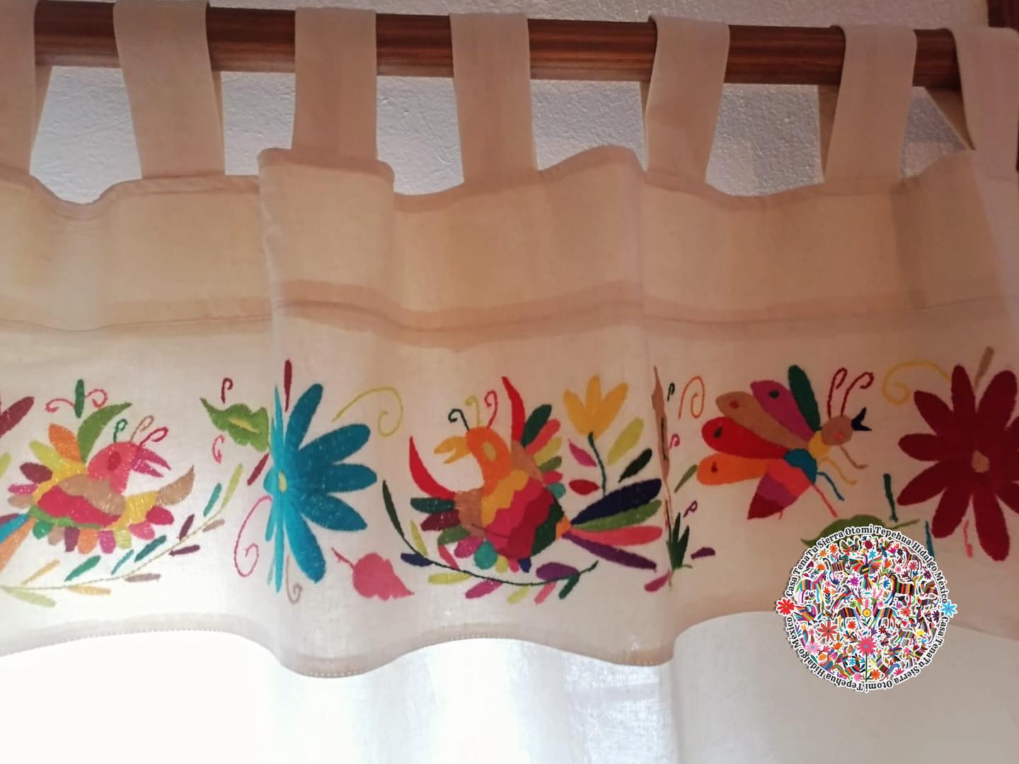 Hermosas Cortinas DOBLE CENEFA OTOMI "entrega 20 días hábiles"